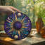 Panneaux de vitrail céleste Sun Moon-360973762