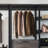 Walk-In Closet Featuring Powder Coated Metal Frame Sturdiness, Deep Extra Storage, Water & Heat Resistance, Stain Scratch E0 Board, 2X Thicker , Made In , Modular Construction, Rustic Aesthetic,