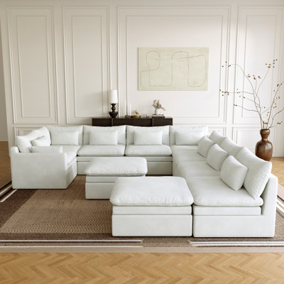 Laron Holden Upholstered Sectional Reversible