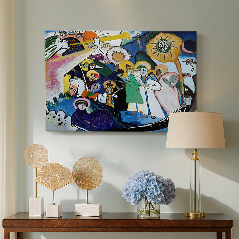 «All Saints I-Wassily Kandinsky», toile tendue avec châssis - 1970, 18 x 27