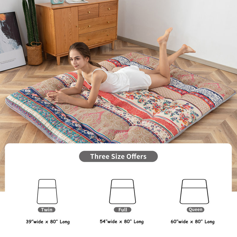 Matelas de futon enroulé 4 po Jacomina, Simple