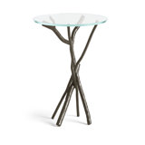 Brindille Glass Top Accent Table