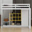 Lit mezzanine en bois avec garde-robe, tablettes et armoire-1807237072-1807237070