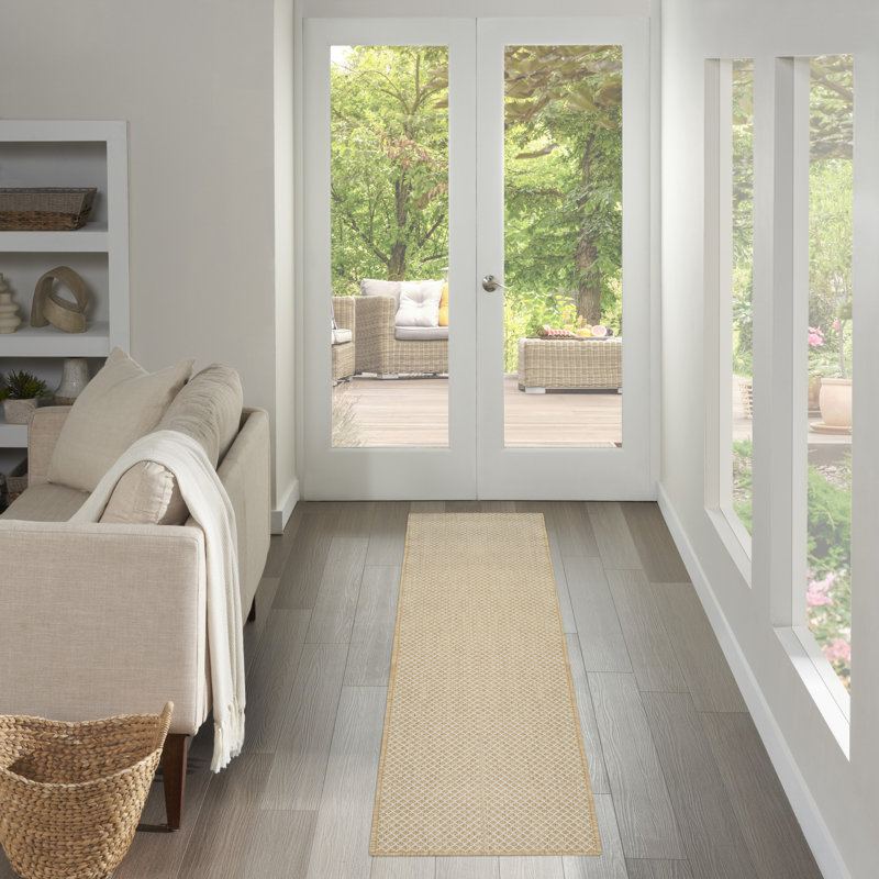 Tapis intérieur / extérieur moderne Hartigan, Rectangle 4pi x 6 pi
