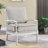 Ocelia Elegant 25.5" Wide Spindle Leg Accent Chair With Cushioned Back And Seat-99276349-99276350