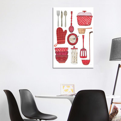 Cook's Kitchen II by Courtney Prahl - Wrapped Canvas Painting