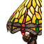 12" High Tiffany Hanginghead Dragonfly Cherub Accent Lamp-563623258