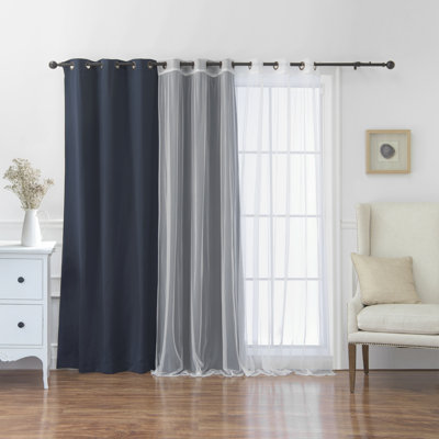 Granados Thermal Room Darkening Sheer and Solid Curtain