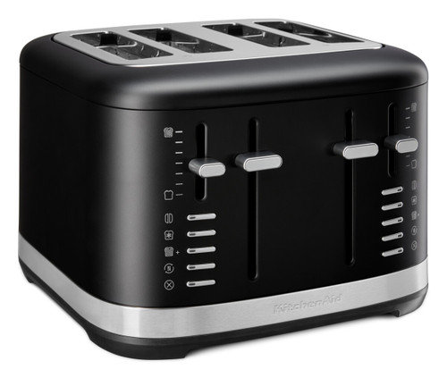 KitchenAid 4 Slot Toaster | Stainless Steel, Matte Black