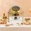 Réchaud pour buffet 16,9 pte avec couvercle en verre visible