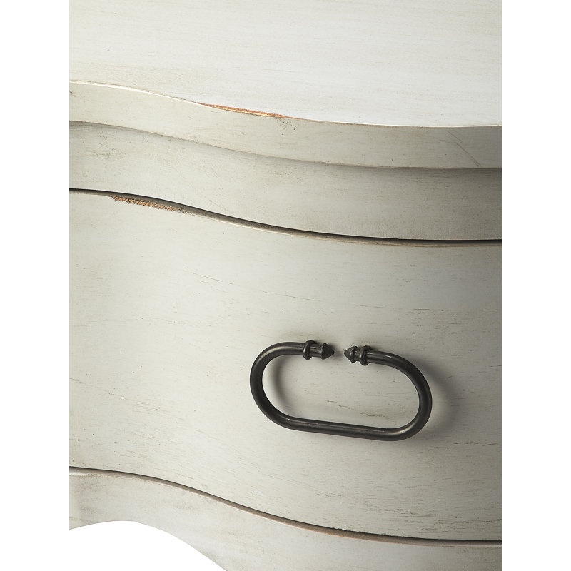 Rochelle 1 Drawer Nightstand, Gray