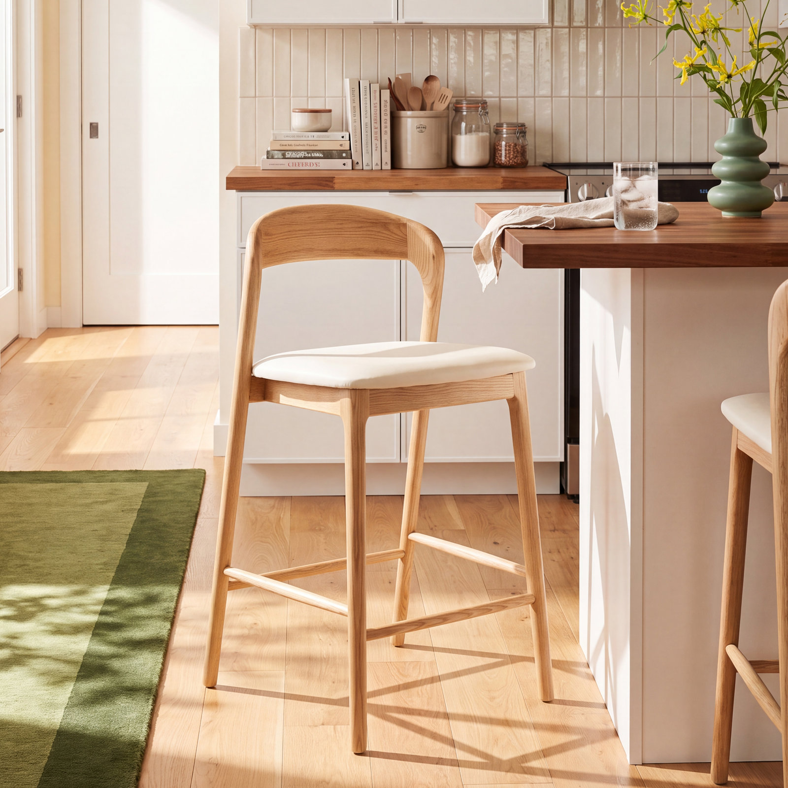 Celestia 26" Bar Stool, Brown