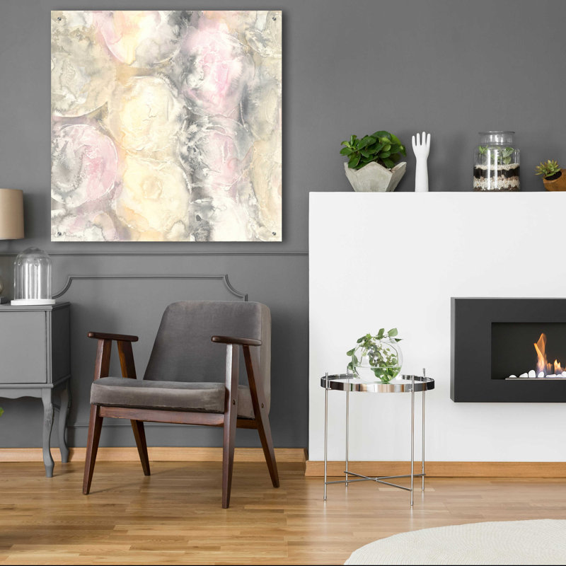 «Blush Circles I» par Chris Paschke, H 36 po x l 36 po x P 0,2 po