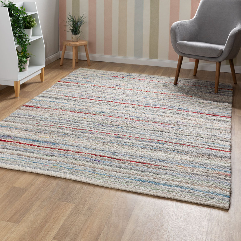 Seguin Wool Hand Woven Area Rug, Rectangle 70 x 130cm