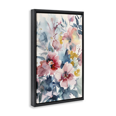 Cadre flottant Watercolor Floral Bunch, design par 1x