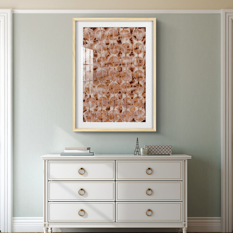 Printed Neutral Andaman II -Framed Print, 28.5" H x 20.5" W, Natural