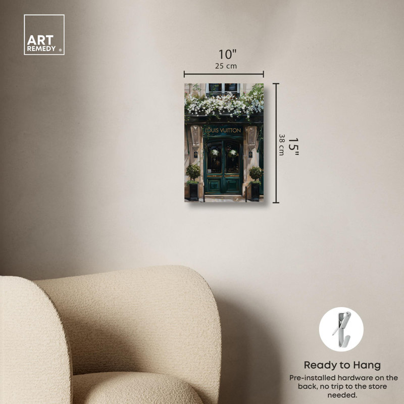 «Spring Emerald Store Canvas Fashion and Glam» par Spring , H 15 po x l 10 po, Toile tendue