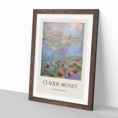 Water Lilies Lily Pond Vol.8 by Claude Monet - Picture Frame Art Prints
