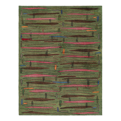 One-of-a-Kind 7’1”x9’6” Hand Knotted Area Rug