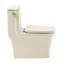 Toilette carrée encastrée à gauche à une pièce Concorde 1,28 gpc en bisque-1125190075-1125190087