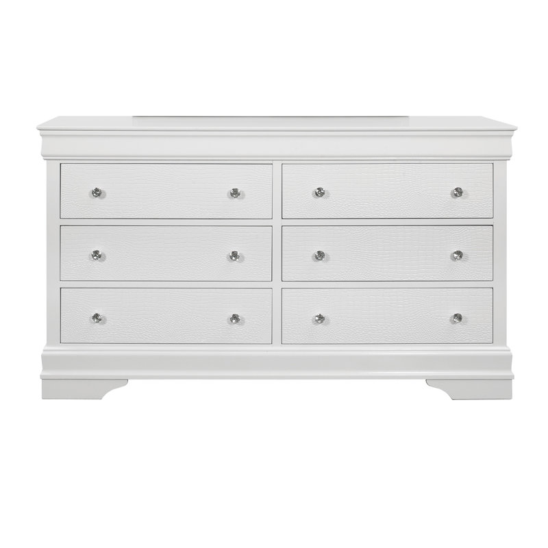 DRESSER EN CRUCODILE, Blanc