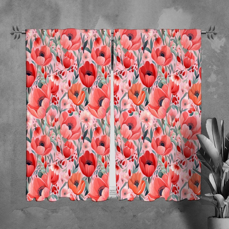 Paire de rideaux obscurcissant en polyester Natylee, L 20 po x L 61 po
