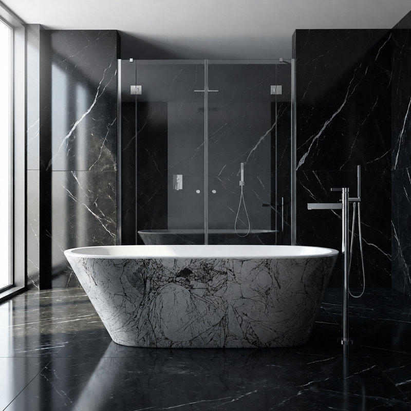 Sophia 67.7'' L Soaking Bathtub