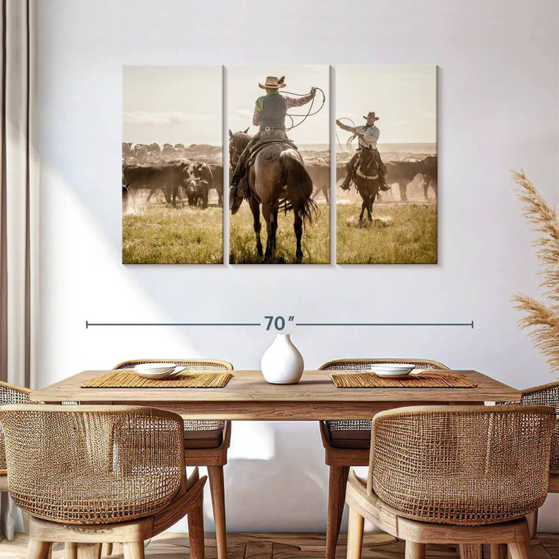 Brampt Cattle Drive Day, 36" H x 57" W