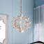 Lustre en bois 6 lumières