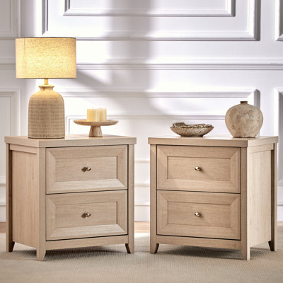58cm W Manufactured Wood Bedside Table
