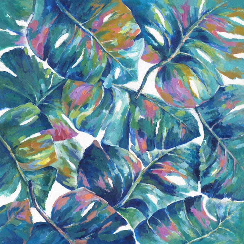 «Hopeful Spring» - peinture sur toile tendue, H 20 po x l 20 po x 1,5 po