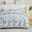 Ensemble de literie pour lit simple en microfibre floral, doux et respirant Hime-117627973-117627985
