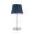 Brushed Steel Base/Navy Shade