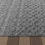 Scandinavian Geometric 3D Anthracite Outdoor Rug-1289219591