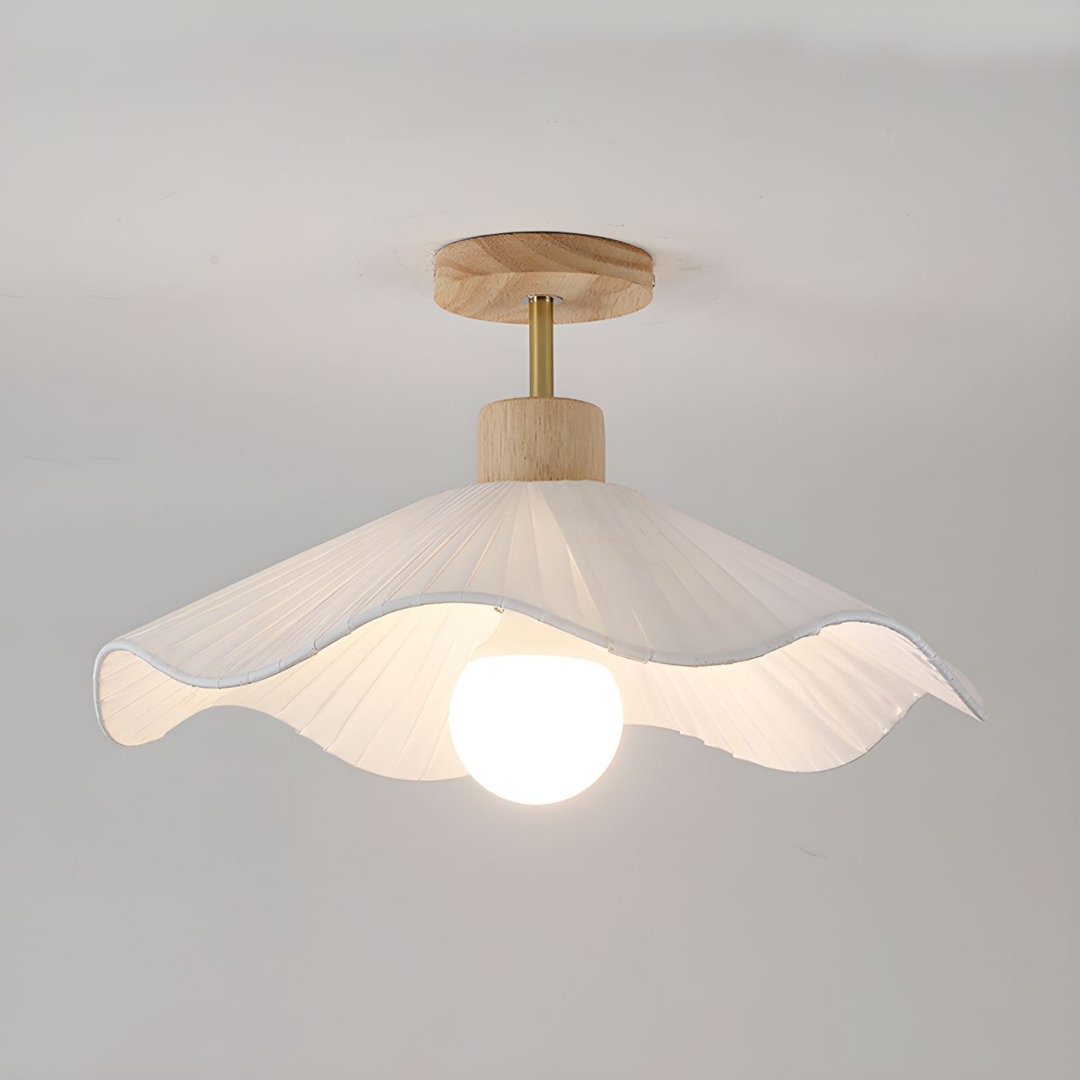 Cotton / Cotton Blend Semi Flush Mount