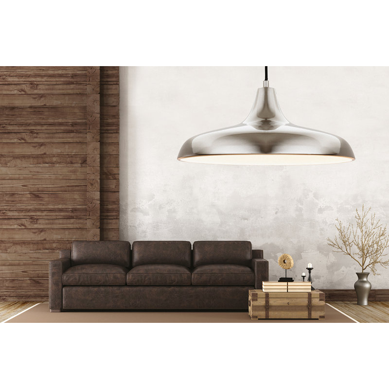 Curtis 1 - Light Dome Pendant, Brushed Steel