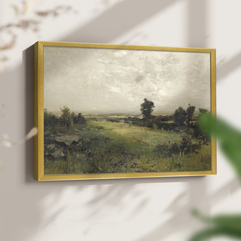 Paysages rétro-DCXLV III - impression encadrée - réaménageable, H 8 po x l 10 po