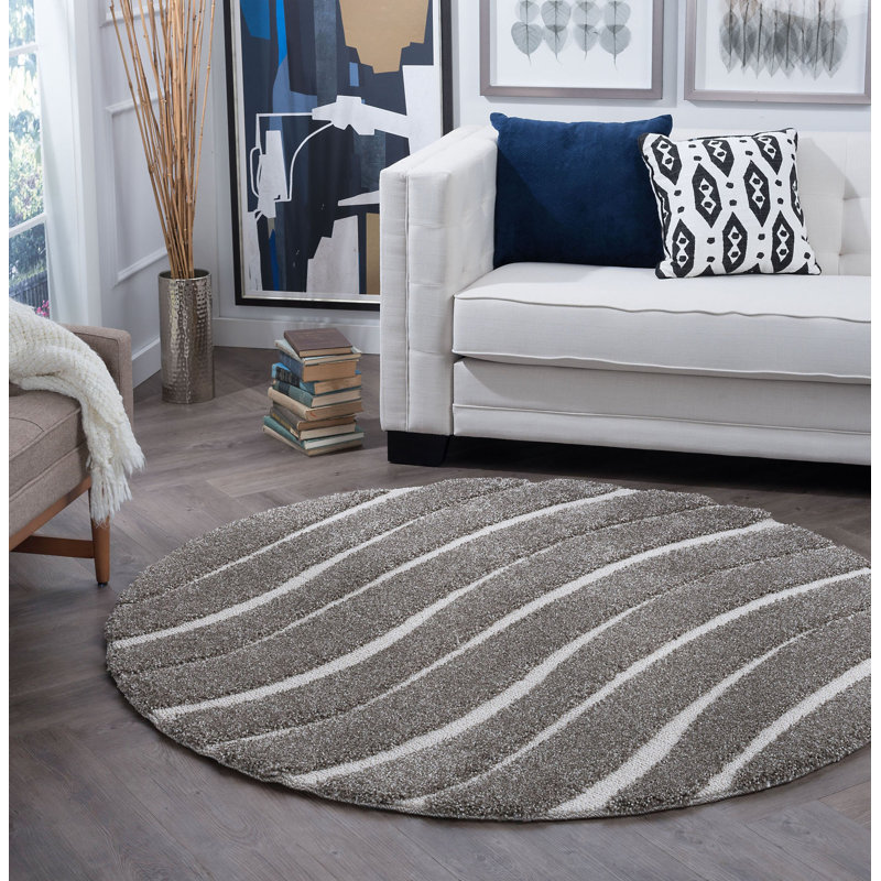 Nassauer Performance Indoor Rug, Round 3'11"