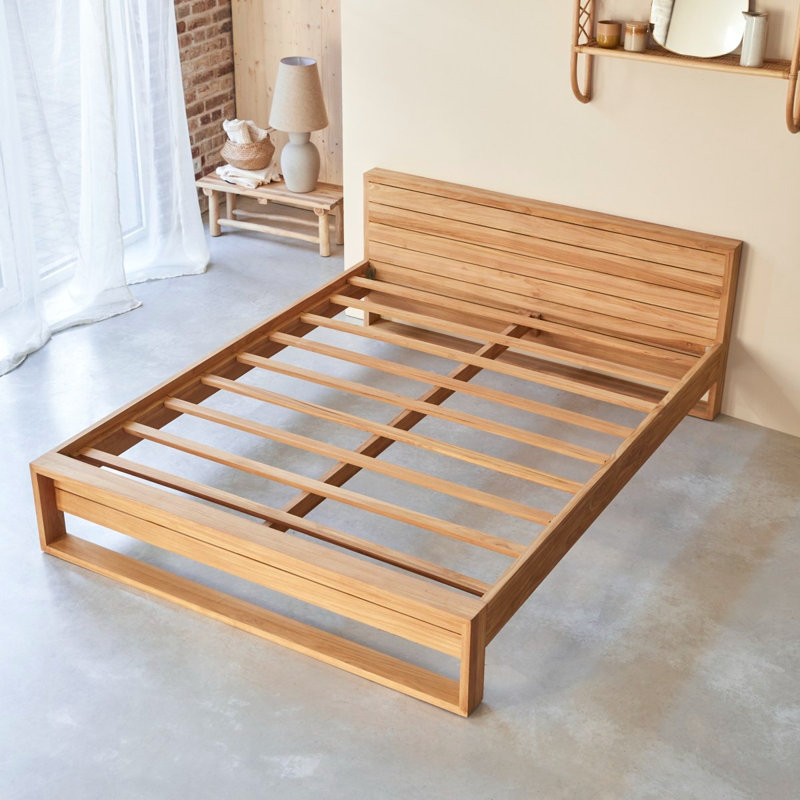 Minimalys Solid Wood Bed