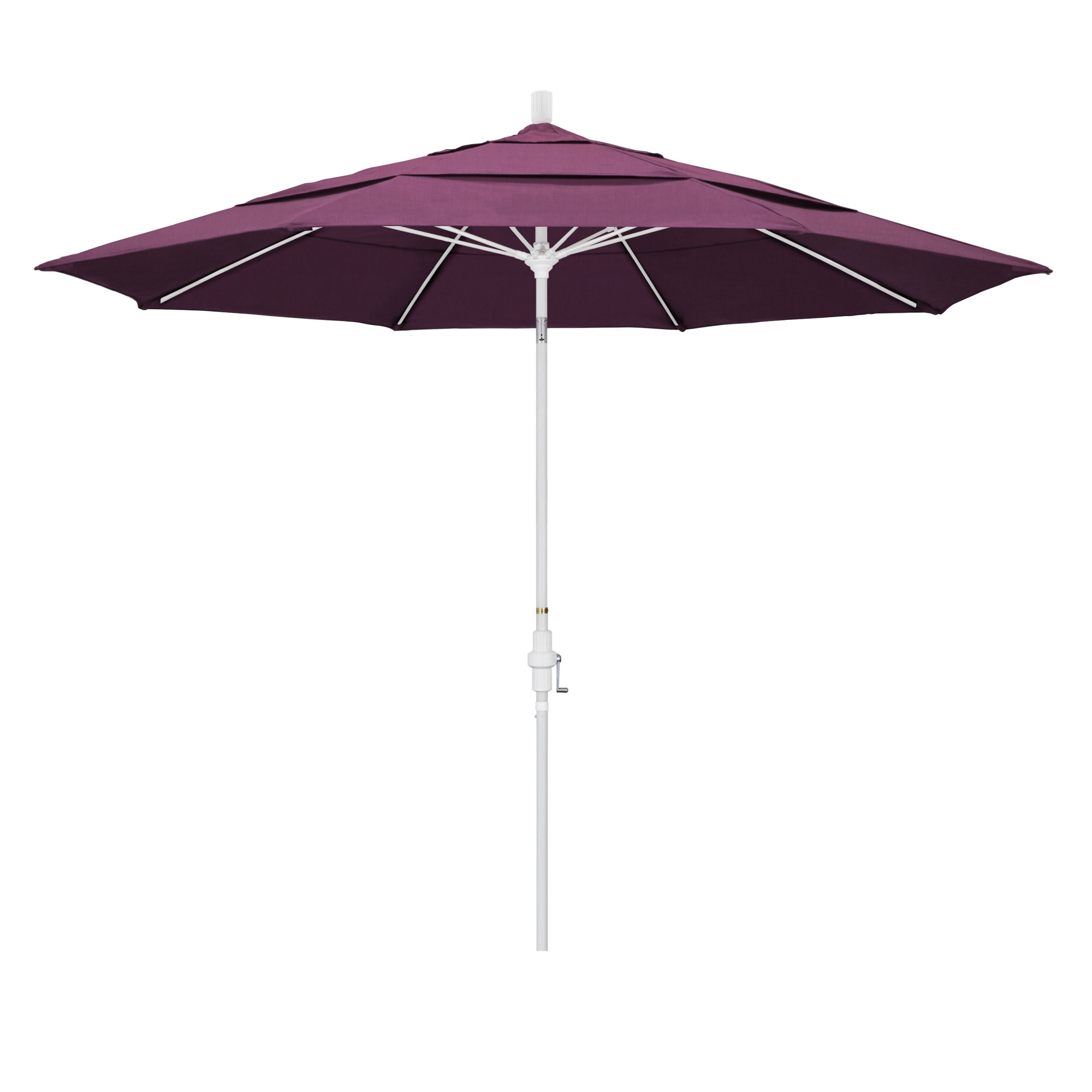 Brent 132'' Sunbrella® Outdoor Umbrella, Canvas Iris Sunbrella® Canvas