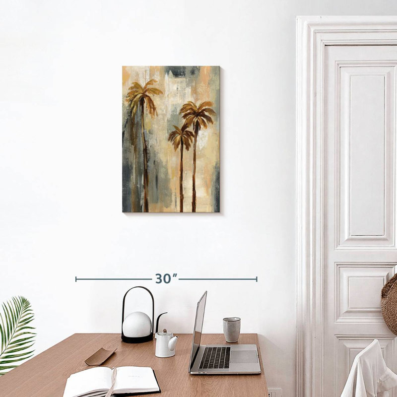 Harnek Slender Palm Trees I, 24" H x 16" W
