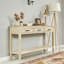 Console de 59,1 po avec 3 tiroirs, console peinte-1366092398