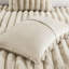 3 pièces d'édredon en fausse fourrure de couleur taupe pour un confort douillet et respirant, lavable à la machine