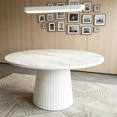 47 inch Round MDF Dining Table