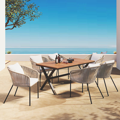 Ensemble repas de patio 7 pièces GO