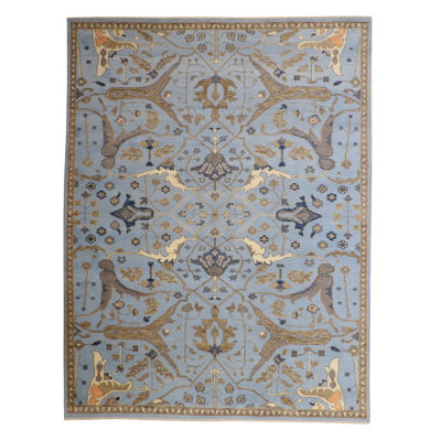 Bhima One-of-a-Kind 9.3x12.1 Area Rug Blue