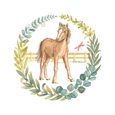 " Baby Pony Wreath " by Deb Strain