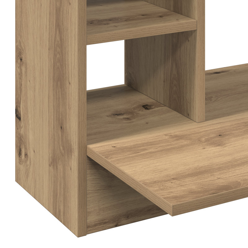 Wall-Mounted Desk 105X48x75 Cm Engineered Wood, Artisan Oak