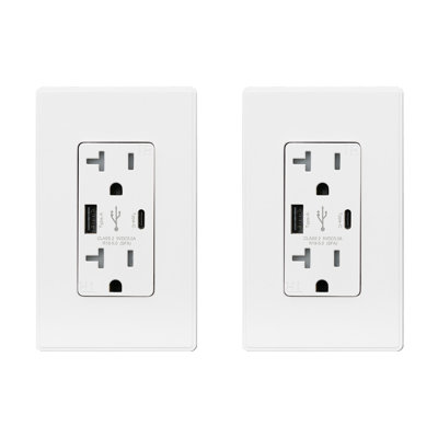 20 Tamper Resistant Duplex Outlet