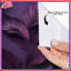 Rideau de douche mauve à feuilles de palmier très long-708665352